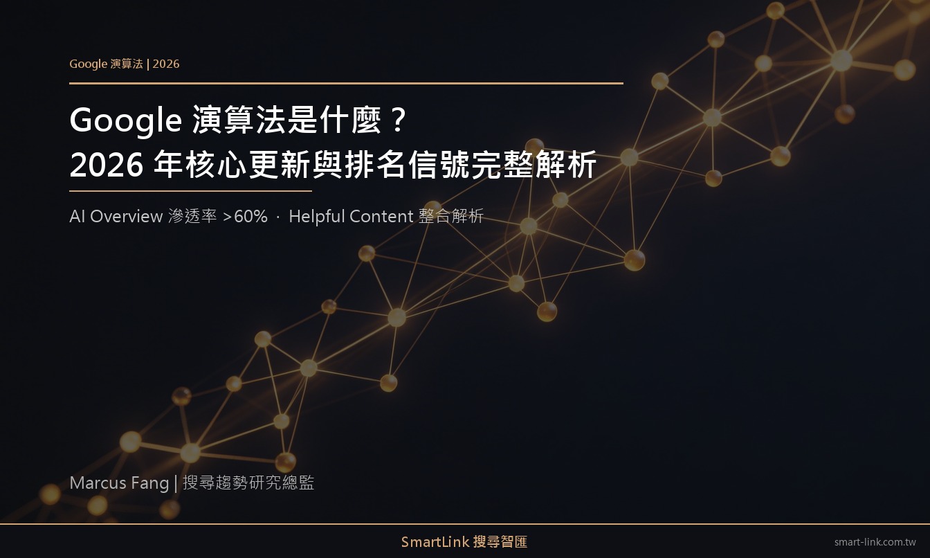Google 演算法是什麼？2026 年核心更新與排名信號完整解析